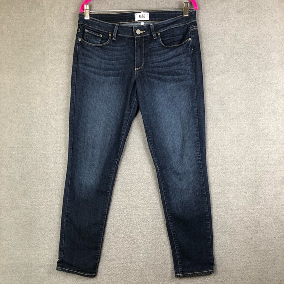 Paige Kylie Crop ankle Jeans Deep Purple size 30 - Picture 1 of 10